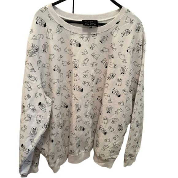 ELOQUII x Katie Sturino Ruff Days Printed Sweatshirt - Picture 5 of 12